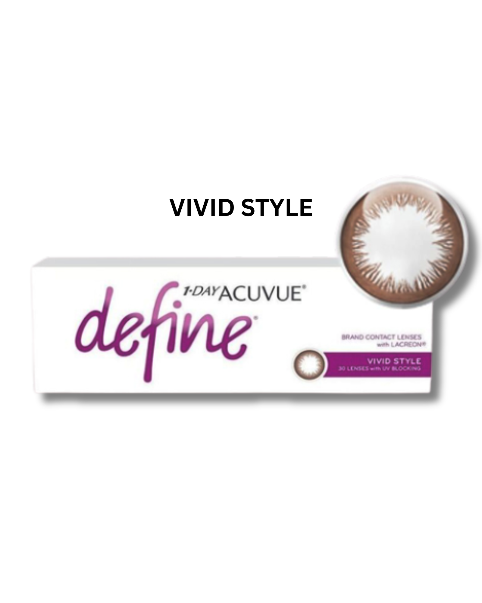 Vivid Style Define® 1-Day  ACUVUE® Color Contact Lenses