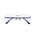 Police VPLF50K 08M3 (Silver & Blue) / Metal |Eyeglasses Man